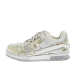 Louis Vuitton LV Trainer Silver Metallic