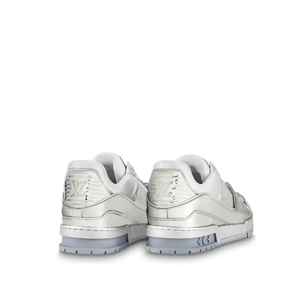 Louis Vuitton LV Trainer Silver Metallic