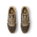 Louis Vuitton LV Trainer Raffia Brown